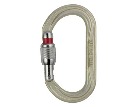 MOSQUETON OXAN SCREW-LOCK PETZL ALUMINIO