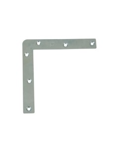 ESCUADRA PLANA 40 MM ACERO ZINCADO AMIG