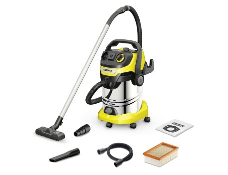 ASPIRADOR KARCHER WD6 P S SÓLIDO/LIQUIDO 30L 1400W