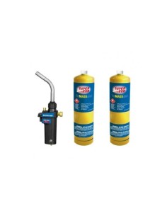 KIT SOPLETE PRO-FIRE + 2 GAS MAPP SUPER-EGO