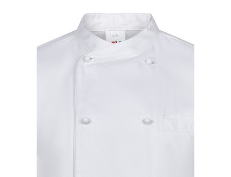 CHAQUETA COCINERO MANGA LARGA BLANCA VELILLA ENELDO