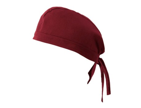 GORRO DE COCINA CON TIRAS GRANATE VELILLA 404002