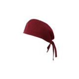 GORRO DE COCINA CON TIRAS GRANATE VELILLA 404002