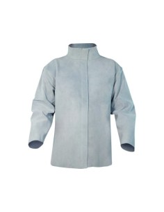CHAQUETA CUERO SOLDADOR DELTAPLUS SUMVES GRIS