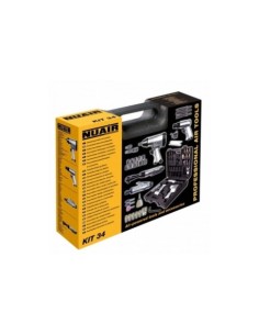 KIT HERRAMIENTAS NEUMÁTICAS 34 PCS NUAIR 8221074NUA
