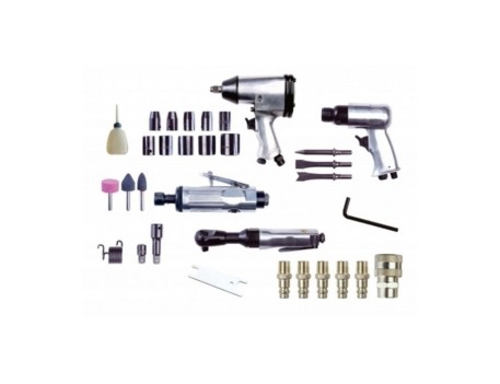 KIT HERRAMIENTAS NEUMÁTICAS 34 PCS NUAIR 8221074NUA
