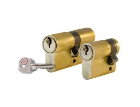 LINCE CILINDRO EUROPERFIL C053030-N 30+30 NÍQUEL 60MM