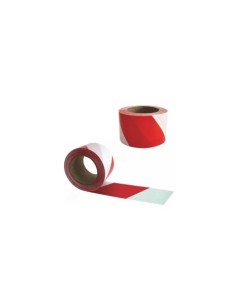 CINTA SEÑALIZACIÓN ROJO/BLANCO 7CMX200M CVTOOLS 1571