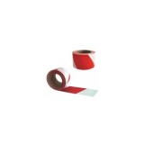 CINTA SEÑALIZACIÓN ROJO/BLANCO 7CMX200M CVTOOLS 1571