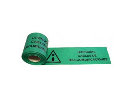CINTA SEÑALIZACIÓN TELECOM 15CMX200M CVTOOLS