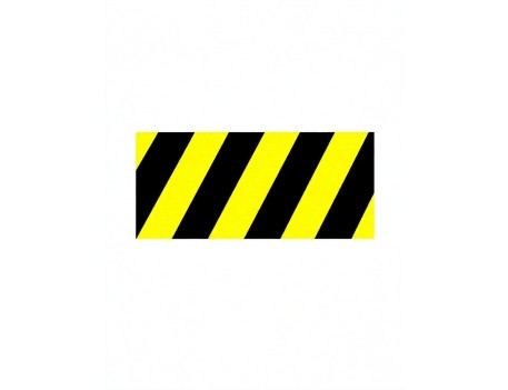 PROTECTOR PARKING FOAM NEGRO/AMARILLO 50X25X2.5CM