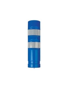 BOLARDO HITO SEÑALIZACIÓN AZUL 75CM BASE BASCULANTE