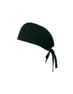 GORRO DE COCINA NEGRO TALLA ÚNICA