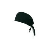 GORRO DE COCINA NEGRO TALLA ÚNICA