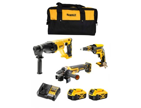 KIT PANEL YESO DEWALT DCK304P2-QW 3 HERRAMIENTAS 18V
