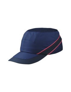GORRA CASCO ANTICHOQUES AIR COLTAN MARINO/NARANJA
