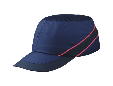 GORRA CASCO ANTICHOQUES AIR COLTAN MARINO/NARANJA