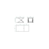 MESA ELEVADORA EXTRAPLANA CON RAMPA 1450X1140X1000