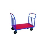 PLATAFORMA CON RUEDAS MACIZAS Y DOS ASAS 910X610