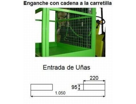 JAULA SUBE PERSONAS CON RUEDAS