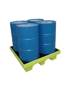 CUBETA POLIETILENO 4 BIDONES 1240X1240X347