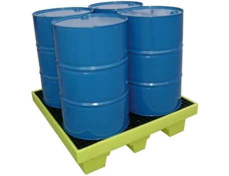 CUBETA POLIETILENO 4 BIDONES 1240X1240X347