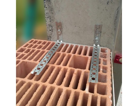CINTA PERFORADA DE ACERO GALVANIZADO 10M 12MM INDEX