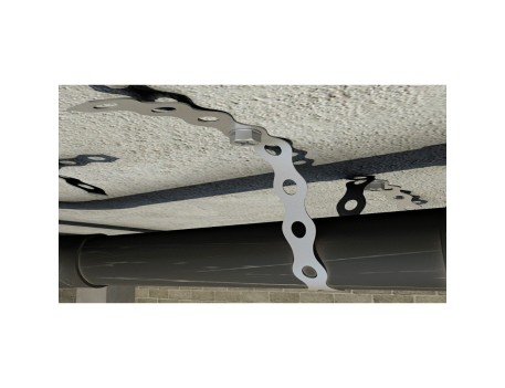 CINTA PERFORADA DE ACERO GALVANIZADO 10M 12MM INDEX
