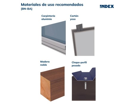 BASE ADHESIVA DOBLE VÍA PARA BRIDAS NYLON 19X19 INDEX
