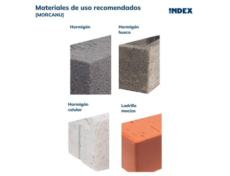 CÁNULA MEZCLADORA PARA CARTUCHOS DE ANCLAJE QUÍMICO INDEX