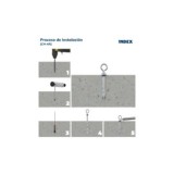 ANCLAJE METÁLICO ANTIGIRO CON ARGOLLA M10X70 INDEX
