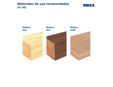 ALCAYATA REDONDA DE ACERO CINCADO 2,5X30MM INDEX