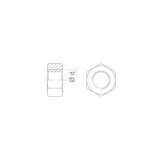 TUERCA HEXAGONAL ZINCADA M4 DIN 934 INDEX