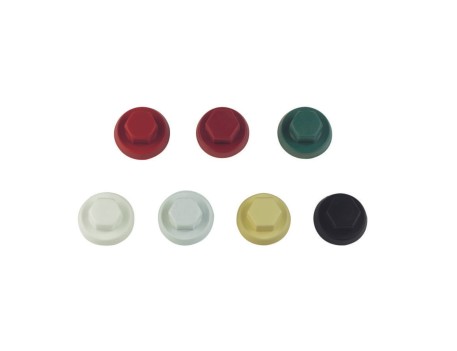 TAPÓN DE NYLON PARA TORNILLO CABEZA HEXAGONAL ROJO