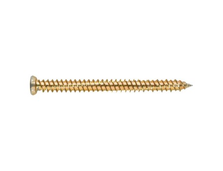 TORNILLO PARA HORMIGÓN CABEZA PLANA TX BICROMADO 7,5X112