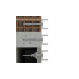 ANCLAJE TACO NYLON CON TORNILLO HEXAGONAL INDEX 10X100