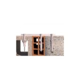 ANCLAJE TACO NYLON CON TORNILLO HEXAGONAL INDEX 10X100