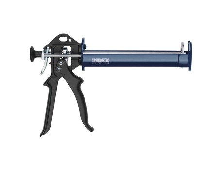 PISTOLA APLICADORA DE SILICONA AZUL 380 ML INDEX