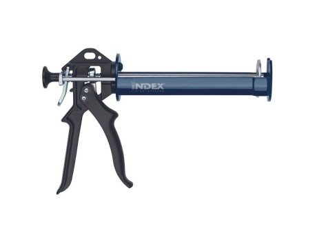 PISTOLA APLICADORA DE SILICONA AZUL 380 ML INDEX