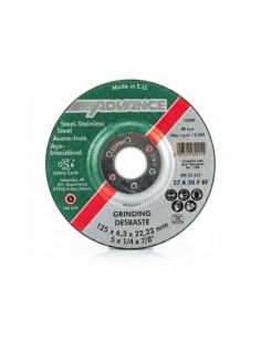 DISCO LAMINADO SA-E 125X6.3 A30 P INOX ADVANCE