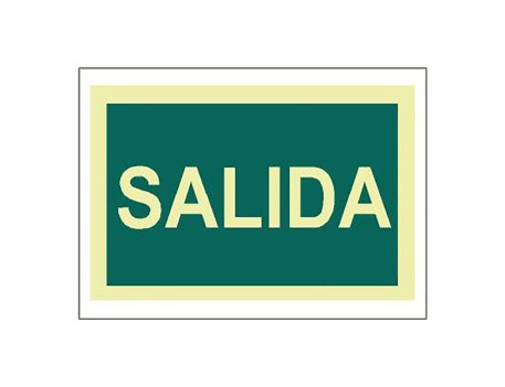 SEÑAL FOTOLUMINISCENTE ESCALERA EMERGENCIA DERECHA 210X297 MM
