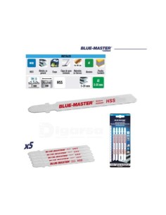 HOJAS SIERRA CALAR MADERA T BOSCH 5 UDS P5503