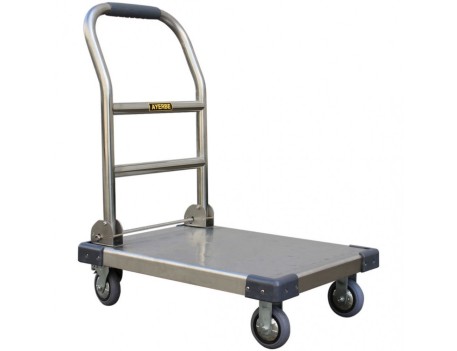 CARRO PLATAFORMA INOX AYERBE 300KG 75X55CM