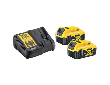 KIT 2 BATERÍAS DEWALT 18V 5AH + CARGADOR DCB115P2