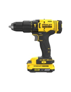TALADRO PERCUTOR STANLEY V20 2BAT 50ACC SFMCD711D2F-QW 2