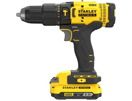 TALADRO PERCUTOR STANLEY V20 2BAT 50ACC SFMCD711D2F-QW