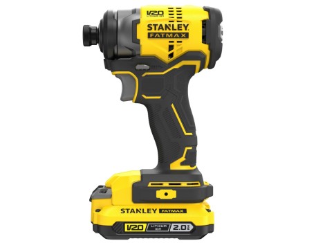 KIT TALADRO PERCUTOR STANLEY V20 2BAT TSTAK SFMCK461D2T-QW