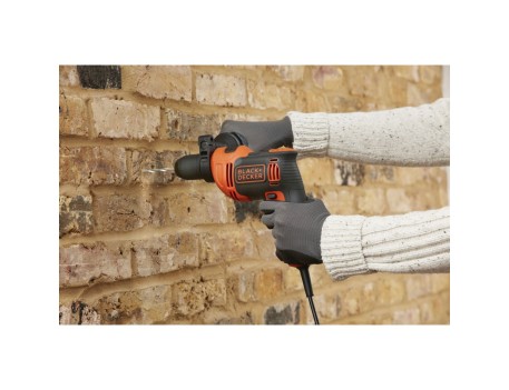 TALADRO PERCUTOR BLACK+DECKER 550W 13MM BEH550-QS