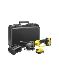 AMOLADORA STANLEY V20 125MM 2BAT 4AH 2