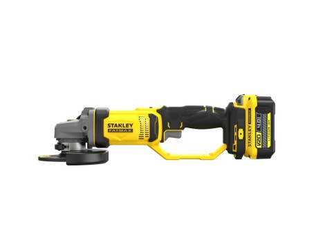 AMOLADORA STANLEY V20 125MM 2BAT 4AH